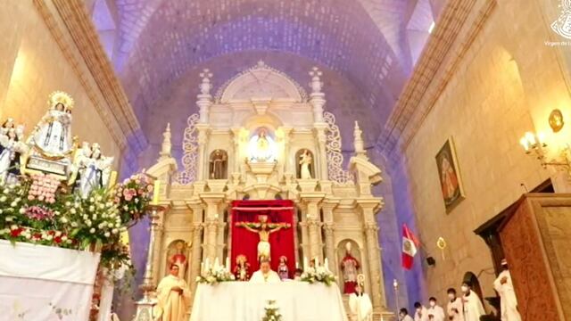 Realizaron misa virtual en honor a la Virgen de la Candelaria en Puno