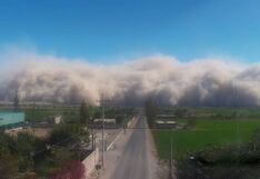 Tormenta de arena asusta a la población