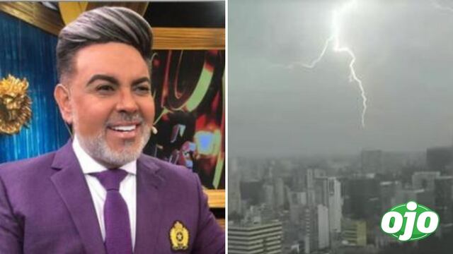Andrés Hurtado sobre tormenta eléctrica: “La llegada de nuestros hermanos superiores en sus naves” 