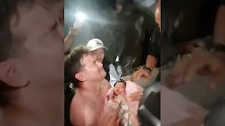 ¡Milagro! Bebé y su mamá fueron rescatados sanitos luego de 32 horas