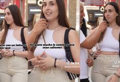 “Me gusta su comida y el acento”: joven española afirma que le gustaría enamorarse de un peruano