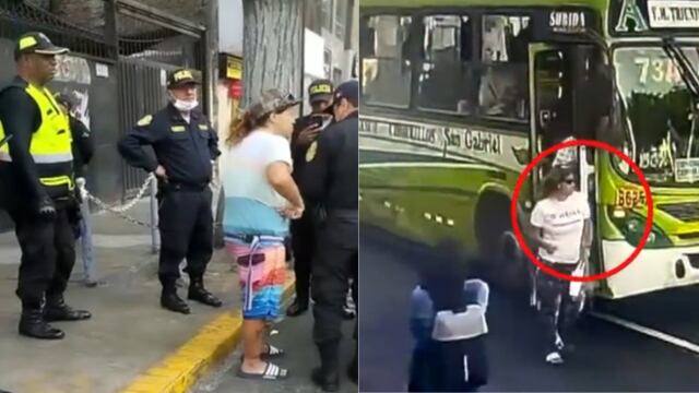 Chorrillos: PNP intervino a mujer que atacó con una jeringa a joven universitaria en un bus | VIDEO 