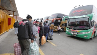 Empresas de transporte interprovincial de pasajeros suspenden viajes desde el domingo ante anunciado paro