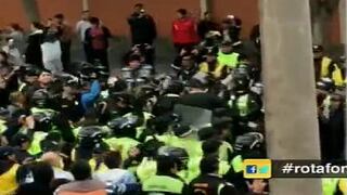 La Molina y Ate Vitarte: serenos de ambos distritos se dan a golpes por sardinel (VIDEO)