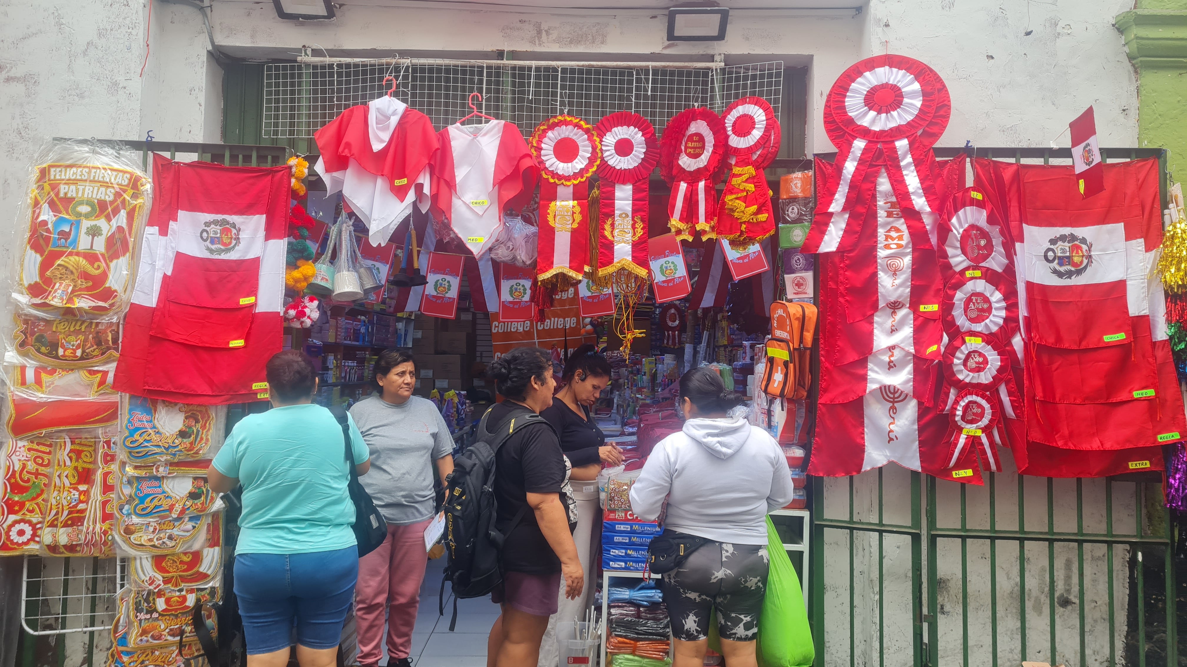 OJO| Calienta ventas de Fiestas Patrias en Mesa Redonda.