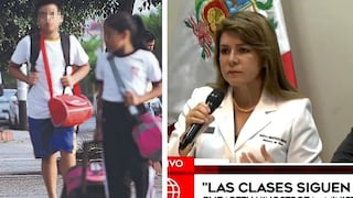 Coronavirus en Perú: ministra de salud anuncia que “las clases siguen normal” | VIDEO