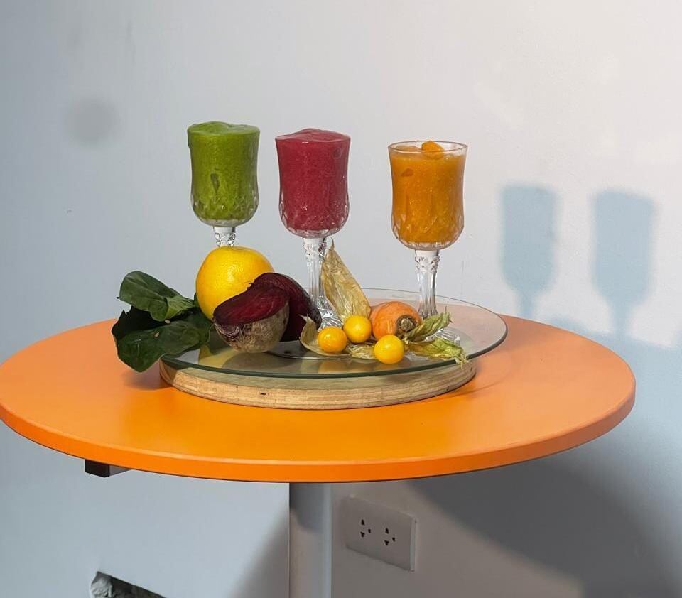 Lanzan cremoladas de beterraga, espinaca y zanahoria.