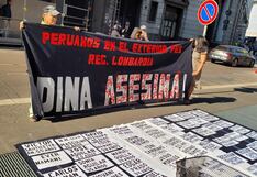 Peruanos en Roma repudian la presencia de Dina Boluarte y su comitiva para ver al papa León XIV