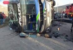 Bus de Apocalipsis choca con tren en La Oroya