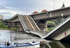 Alemania: puente “reparado” se desploma y corta la circulación por el río Elba