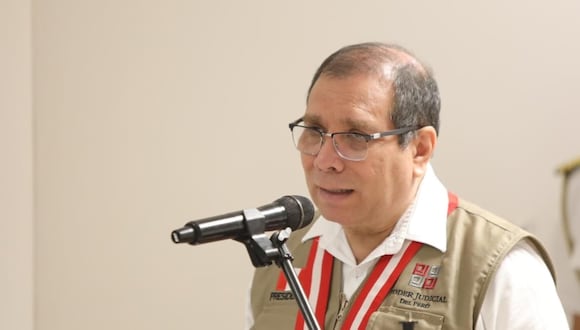 El presidente del Poder Judicial, Javier Arévalo. (Foto: Poder Judicial)