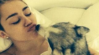 Miley Cyrus se tatuó a su perro fallecido [FOTOS]