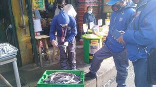 Hallaron 30 kilos de pescado en estado de descomposición en mercado de Huancayo