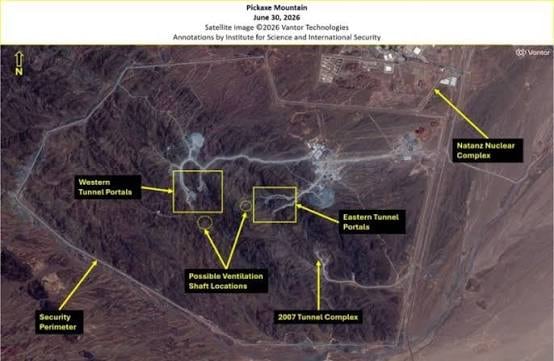Estados Unidos no se cansa de atacar a Irán, mientras la república islámica resiste, contrataca y espera bombardeo a su instalación subterránea nuclear “Pickaxe Mountain”.