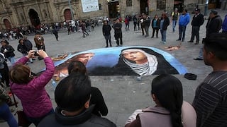 ¡Los sorprendieron! Bolivianos admiraron así dibujo con tiza de peruanos (FOTO)