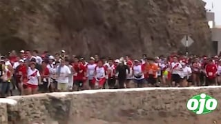 Fiestas Patrias: más de mil personas celebran 28 de julio con maratón en Chorrillos (VIDEO)