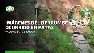 La Libertad: usuarios captan el preciso instante del deslizamiento de tierra en Pataz