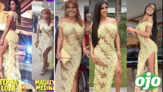 Magaly Medina habría copiado vestido de Tepha Loza y Allison Pastor en matrimonio de su sobrina