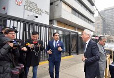 Aldo Vásquez e Inés Tello regresan felices a la Junta Nacional de Justicia