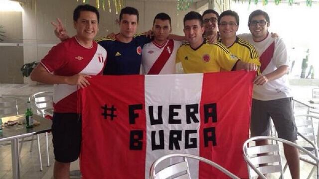 Peruanos en Brasil exigen la salida de Manuel Burga de la FPF 
