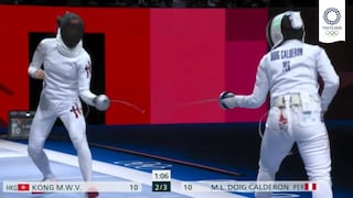 María Luisa Doig debutó en Esgrima en los Juegos Olímpicos con derrota y se despidió de Tokio 2020