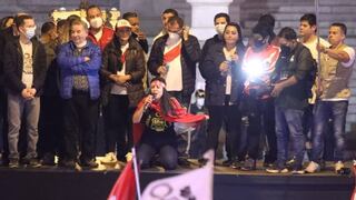 Patricia Chirinos insultó a Pedro Castillo durante la marcha a favor de la vacancia presidencial