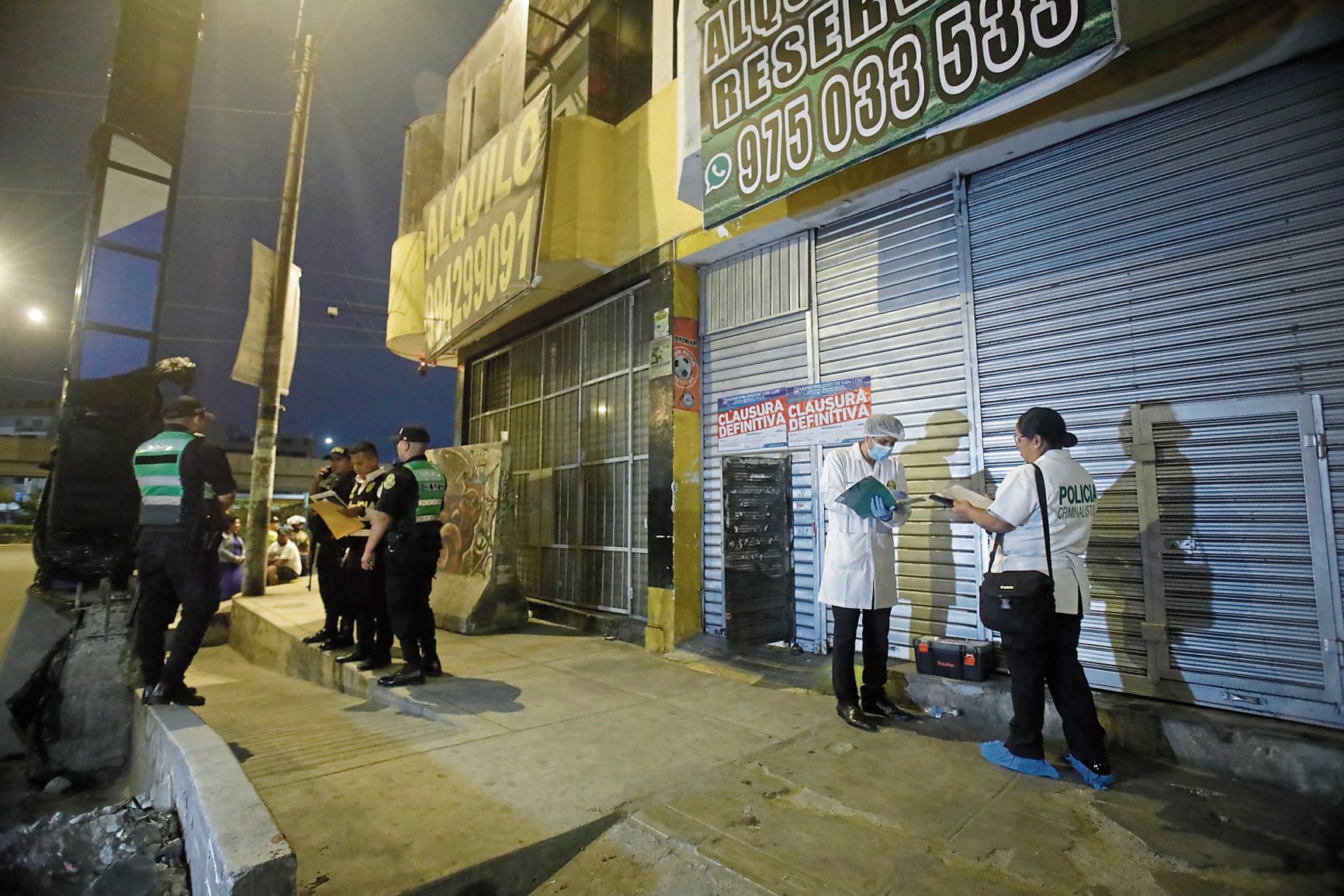 Local fue clausurado por la municipalidad, pero igual abrió y ahí, en San Luis, ocurrió el crimen.