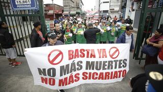 Miles marcharon contra extorsiones