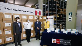 Gobierno de Corea dona 50 mil pruebas rápidas