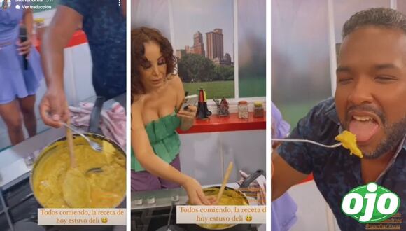 Conductores de 'América Hoy' comen de la misma olla