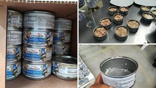 Retienen 849 cajas de latas de conserva en presunto mal estado destinadas a Qali Warma