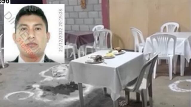 Policía cenaba en un restaurante cuando fue abatido por sicarios en Piura: se llevaron su arma y patrullero 