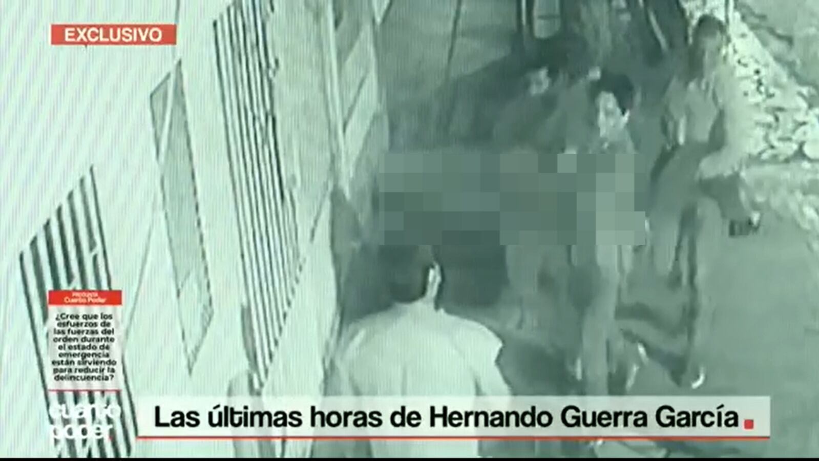 Hernando Guerra y sus últimos minutos con vida. (Foto: Cuarto Poder)