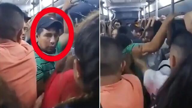Hombre que acosaba a niña en ómnibus es encarado y sacado a empujones | VIDEO