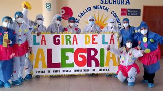 “Gira de la Alegría” llevó diversión a médicos que atienden a pacientes con COVID-19 en Piura | FOTOS