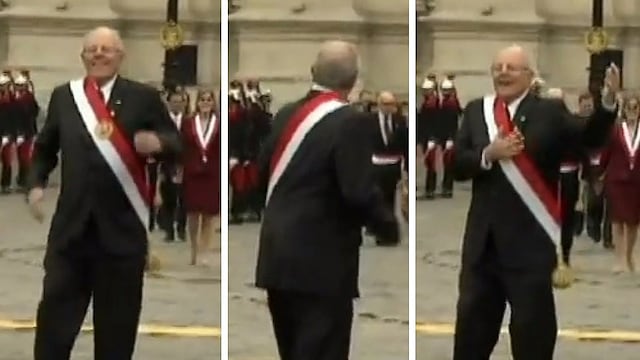 Fiestas Patrias: PPK apura al Gabinete con su característico bailecito (VIDEO)