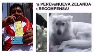 ​Perú vs. Nueva Zelanda: familia ofrece entrada a quien encuentre a su perrita