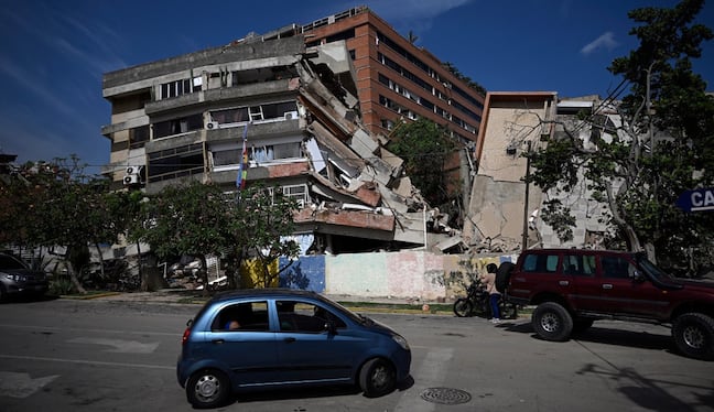 Terremoto en Venezuela. Foto: Federico PARRA / AFP