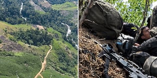 Intervención con incautación de material se ejecutó por el Comando Especial del Vraem.