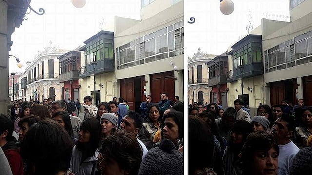 Teatro Municipal de Lima: público que no pudo ingresar a concierto gratuito hizo reclamo