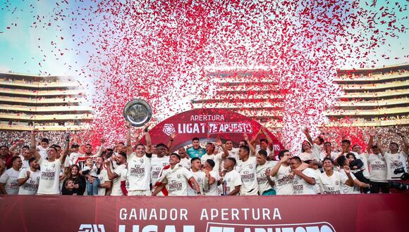 Universitario de Deportes es ganador del Apertura, ahora falta el título nacional a fin de año.