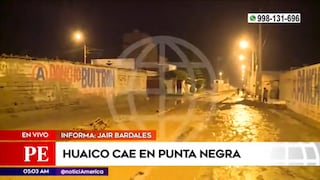 Punta Negra: decenas de viviendas afectadas tras caída de huaico en la madrugada | VIDEO