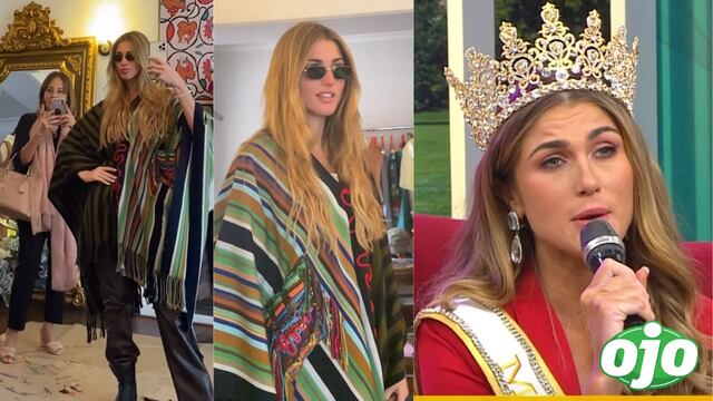 Alessia Rovegno luciría poncho peruano “super chic” en el Miss Universo: “Me gustaría llegar así” 