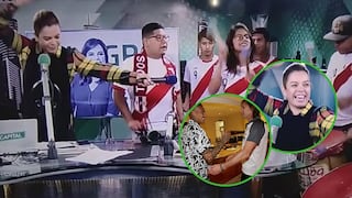 Milagros Leiva 'arma la fiesta' en cabina de radio por Paolo Guerrero (VIDEOS)