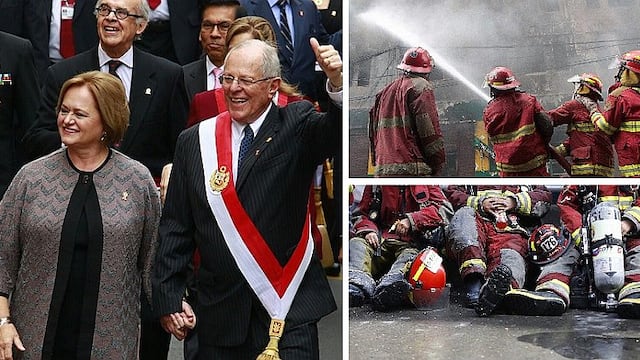 Fiestas Patrias: PPK hace promesa a bomberos del Perú en mensaje a la Nación