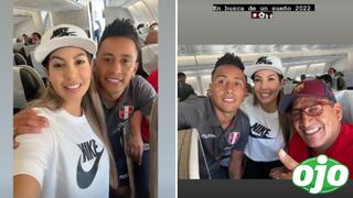 Christian Cueva: Pamela López viajó rumbo a Qatar en avión oficial de la selección peruana | FOTOS
