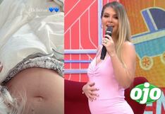 ¿Brunella Horna dará a luz a dos bebés?: Modelo hace tierna publicación y detalle sorprende en redes