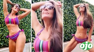 Rebeca Escribens impacta con su escultural figura en bikini | VIDEO