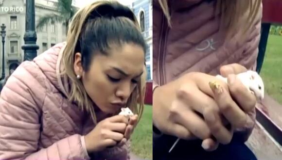 Chabelita fue hipnotizada por su fobia a los roedores