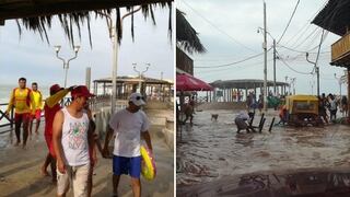 Bañistas fueron evacuados por oleaje anómalo en Máncora (FOTOS)
